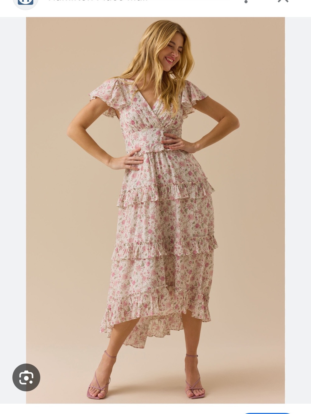 NWT Size S Altar’d State midi floral dress